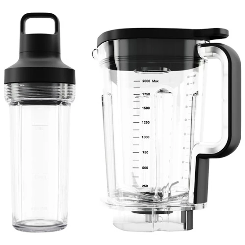Mélangeur de 2 L et 1700 W Pure puissance de KitchenAid avec pichet individuel - Noir mat