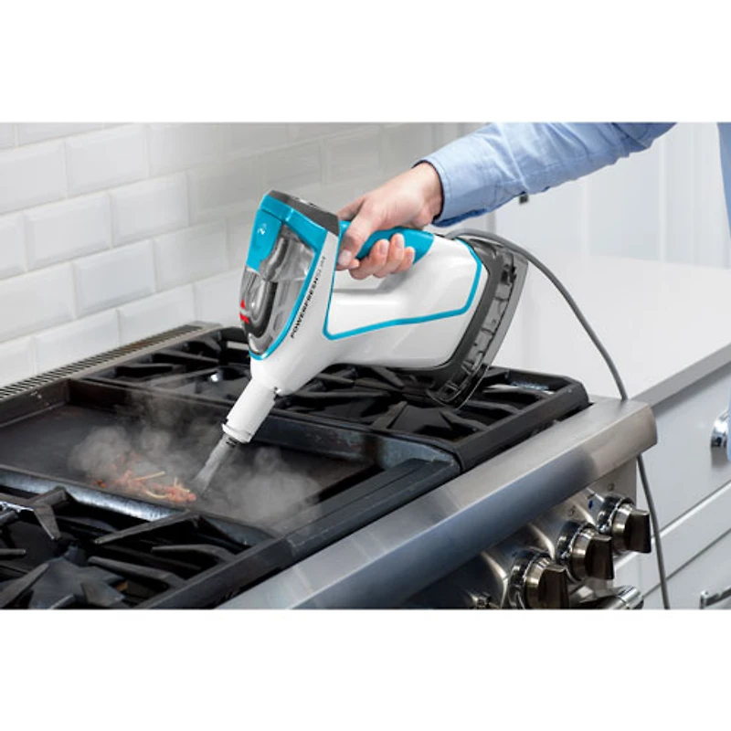 Bissell PowerFresh Slim 3-in-1 Scrubbing & Sanitizing Steam Mop - White