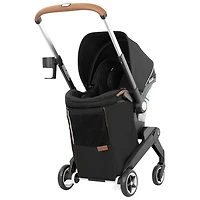 Ensemble Shyft DualRide d'Evenflo avec siège d'auto pour bébé, sac de rangement et grand auvent - Noir Jasper