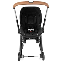 Ensemble Shyft DualRide d'Evenflo avec siège d'auto pour bébé, sac de rangement et grand auvent - Noir Jasper