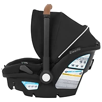 Ensemble Shyft DualRide d'Evenflo avec siège d'auto pour bébé, sac de rangement et grand auvent - Noir Jasper