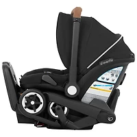 Ensemble Shyft DualRide d'Evenflo avec siège d'auto pour bébé, sac de rangement et grand auvent - Noir Jasper