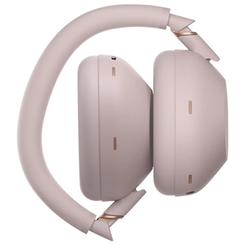 Casque d'écoute Bluetooth à suppression du bruit WH-1000XM6 de Sony - Rose sable