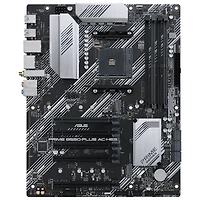 Carte mère Prime B550-PLUS AC-HES Wi-Fi 5 AM4 DDR4 d'ASUS pour processeurs Ryzen d'AMD