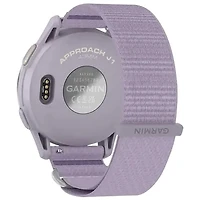 Montre intelligente de golf Bluetooth de 43 mm Approach J1 de Garmin - Argenté/Lilas