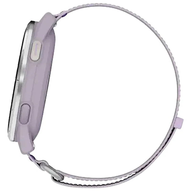 Montre intelligente de golf Bluetooth de 43 mm Approach J1 de Garmin - Argenté/Lilas