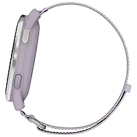 Montre intelligente de golf Bluetooth de 43 mm Approach J1 de Garmin - Argenté/Lilas