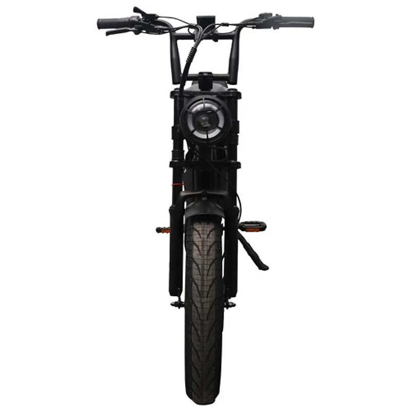 Memorex GT500 Fat Tire Electric City Bike (1000W Motor / 90km Range / 32km/h Top Speed) - Black