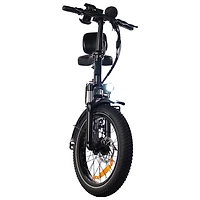 Delorean DM800 Step-Through Electric City Bike (750W Motor / 45km Range / 32km/h Top Speed) - Black
