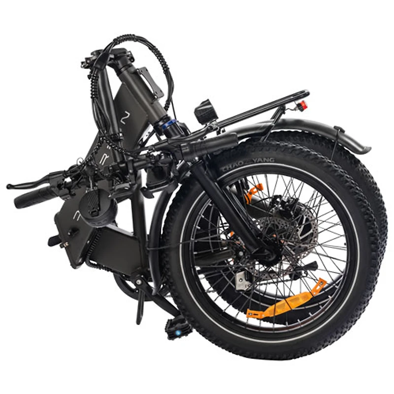 Delorean DM800 Step-Through Electric City Bike (750W Motor / 60km Range / 32km/h Top Speed) - Black