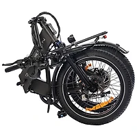 Delorean DM800 Step-Through Electric City Bike (750W Motor / 60km Range / 32km/h Top Speed) - Black