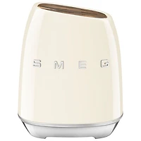 Smeg Stainless Steel 6-Piece Knife Block Set (KBSF02CR) - Cream