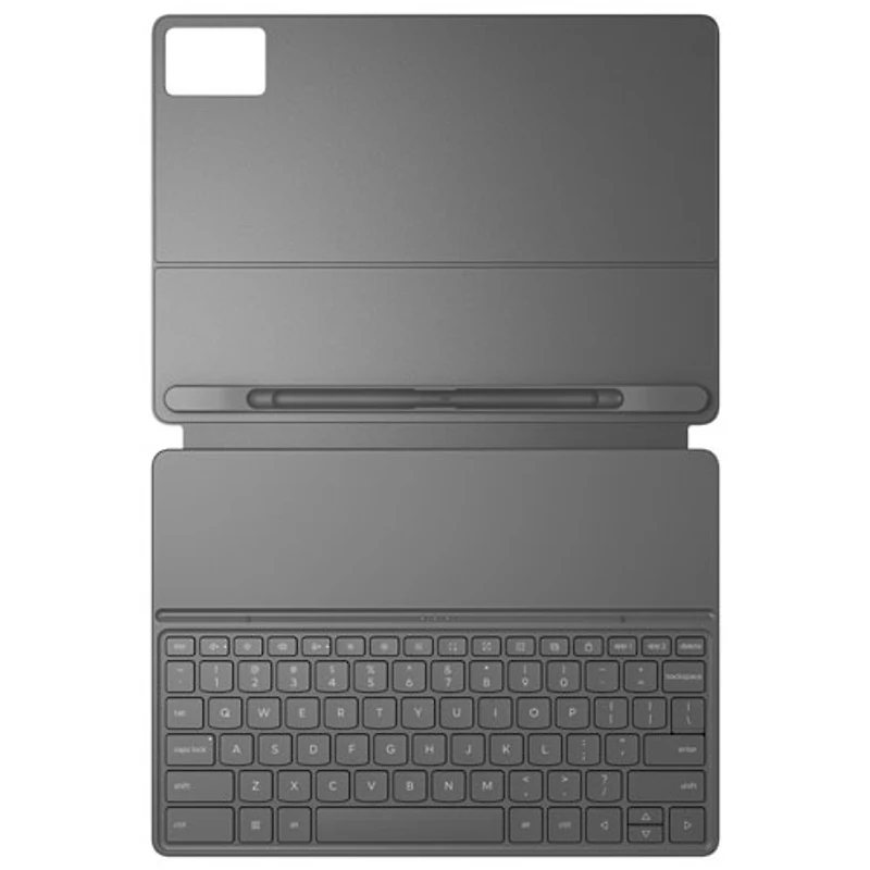 Lenovo Leather Keyboard Folio Case for Idea Tab Plus - Luna Grey