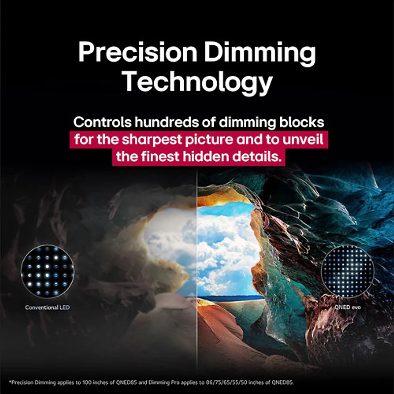 LG 75" QNED91 evo AI 4K UHD HDR Mini-LED webOS Smart TV (75QNED91AUA.ACCQ) - 2026