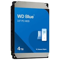 Disque dur interne SATA 4 To 5400 tr/min WD Blue pour ordinateur de bureau (WD40EZZX)