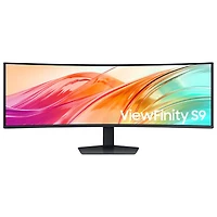 Moniteur ACL VA WQHD 120 Hz 5 ms GÀG de 49 po ViewFinity S9 de Samsung (LS49F954UANXZA) - Noir