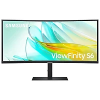 Samsung 34" QHD 100Hz 5ms GTG Curved VA LCD FreeSync Monitor (LS34C654UENXGO) - Black