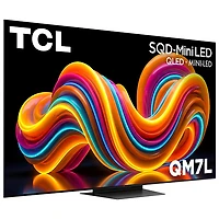 TCL 75" QM7L Series 4K UHD HDR SQD Mini-LED Google TV (75QM7L) - 2026