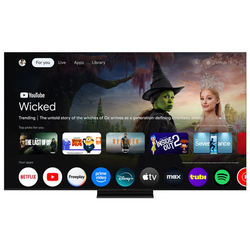 TCL 85" QM7L Series 4K UHD HDR SQD Mini-LED Google TV (85QM7L) - 2026