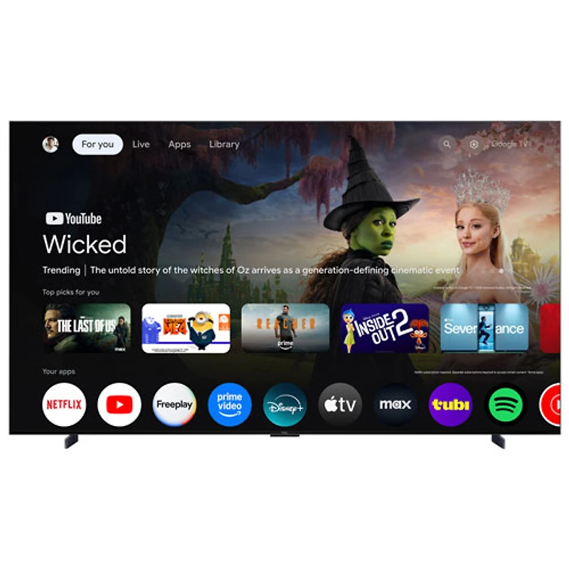 TCL 98" QM7L Series 4K UHD HDR SQD Mini-LED Google TV (98QM7L) - 2026