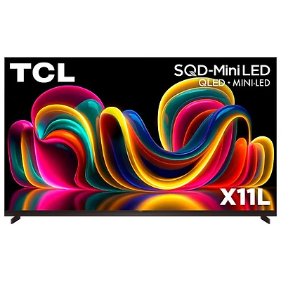 Téléviseur intelligent Android DELO mini-DEL HDR UHD 4K série X11L de 85 po de TCL (85X11L) - 2026