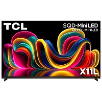 Téléviseur intelligent Android DELO mini-DEL HDR UHD 4K série X11L de 85 po de TCL (85X11L) - 2026