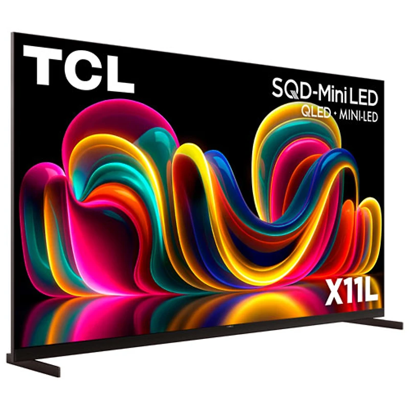 Téléviseur intelligent Android DELO mini-DEL HDR UHD 4K série X11L de 85 po de TCL (85X11L) - 2026