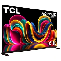 Téléviseur intelligent Android DELO mini-DEL HDR UHD 4K série X11L de 85 po de TCL (85X11L) - 2026