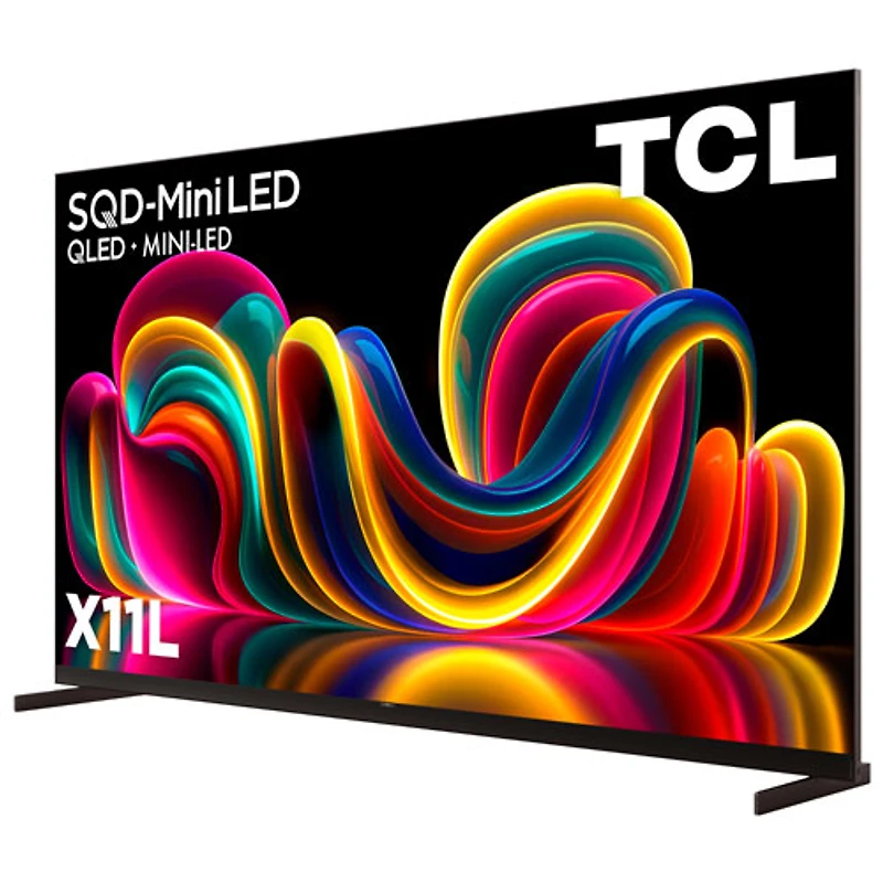 Téléviseur intelligent Android DELO mini-DEL HDR UHD 4K série X11L de 85 po de TCL (85X11L) - 2026