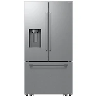 Réfrigérateur à deux portes 24 pi³ 36 po avec distributeur d'eau et de glaçons de Samsung (RF70H25HERAA) - Acier inoxydable