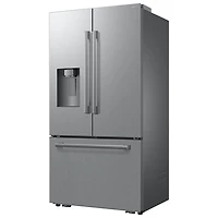 Réfrigérateur à deux portes 24 pi³ 36 po avec distributeur d'eau et de glaçons de Samsung (RF70H25HERAA) - Acier inoxydable