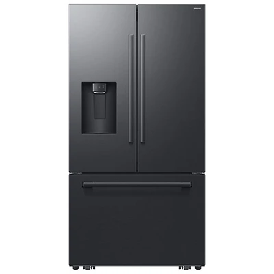 Samsung 36" 29 Cu. Ft. French Door Refrigerator with Water & Ice Dispenser (RF70H30GEEAA) - Matte Black Stainless Steel