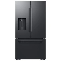 Samsung 36" 29 Cu. Ft. French Door Refrigerator with Water & Ice Dispenser (RF70H30GEEAA) - Matte Black Stainless Steel
