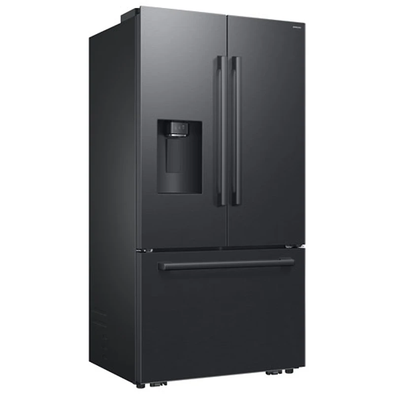 Samsung 36" 29 Cu. Ft. French Door Refrigerator with Water & Ice Dispenser (RF70H30GEEAA) - Matte Black Stainless Steel