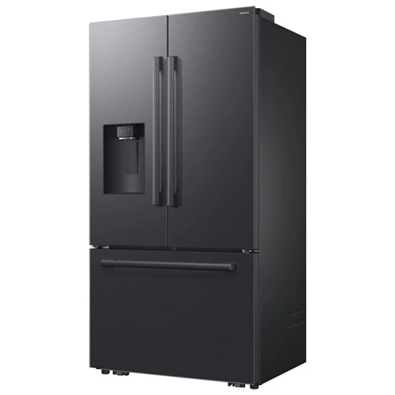 Samsung 36" 29 Cu. Ft. French Door Refrigerator with Water & Ice Dispenser (RF70H30GEEAA) - Matte Black Stainless Steel