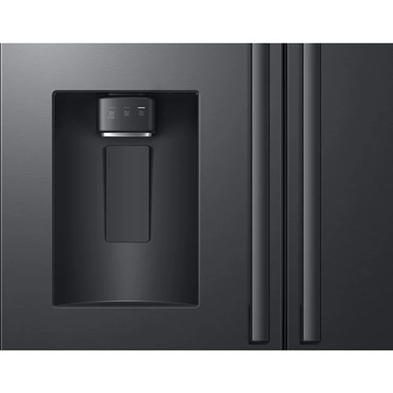 Samsung 36" 29 Cu. Ft. French Door Refrigerator with Water & Ice Dispenser (RF70H30GEEAA) - Matte Black Stainless Steel