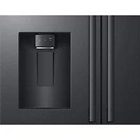 Samsung 36" 29 Cu. Ft. French Door Refrigerator with Water & Ice Dispenser (RF70H30GEEAA) - Matte Black Stainless Steel