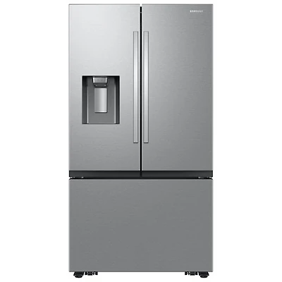 Samsung 36" 25.5 Cu. Ft. French Door Refrigerator with Water & Ice Dispenser (RF27CG5B30SRAA) - Stainless Steel
