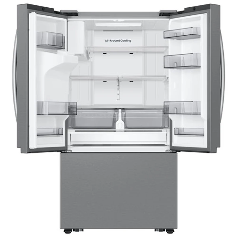 Samsung 36" 25.5 Cu. Ft. French Door Refrigerator with Water & Ice Dispenser (RF27CG5B30SRAA) - Stainless Steel