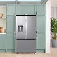Samsung 36" 25.5 Cu. Ft. French Door Refrigerator with Water & Ice Dispenser (RF27CG5B30SRAA) - Stainless Steel