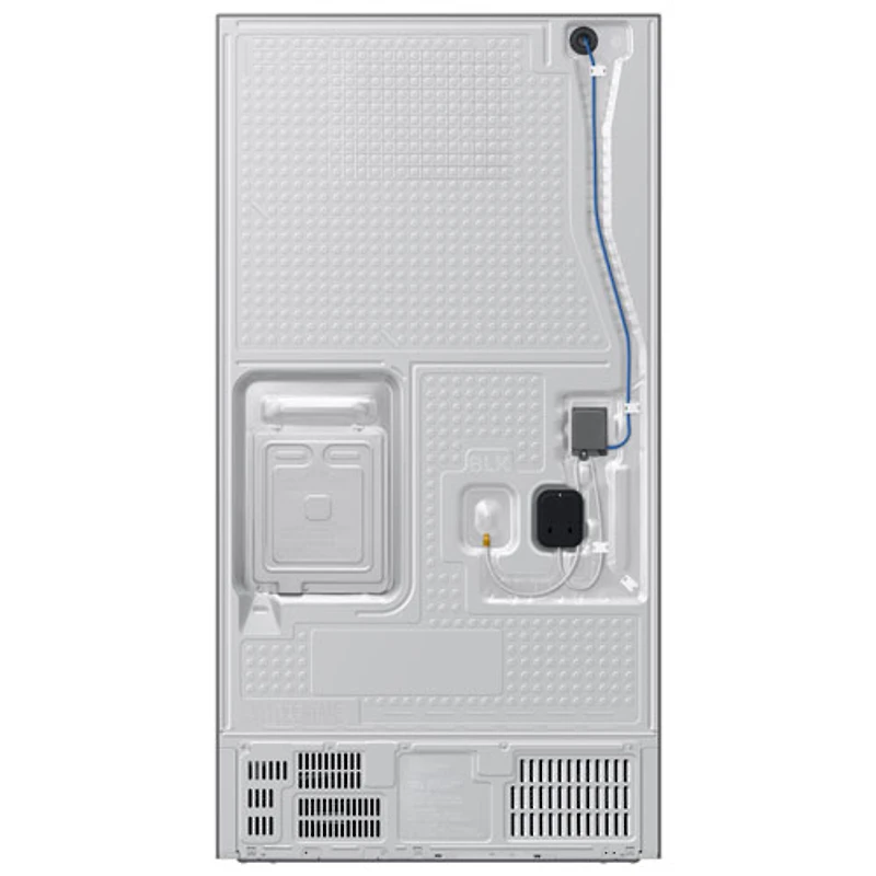 Réfrigérateur à deux portes 29 pi³ 36 po avec distributeur d'eau et de glaçons de Samsung (RF70H30KERAA) - Acier inoxydable