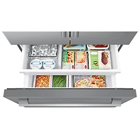 Réfrigérateur à deux portes 29 pi³ 36 po avec distributeur d'eau et de glaçons de Samsung (RF70H30KERAA) - Acier inoxydable