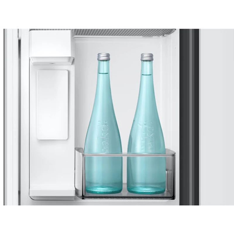 Réfrigérateur à deux portes 29 pi³ 36 po avec distributeur d'eau et de glaçons de Samsung (RF70H30KERAA) - Acier inoxydable