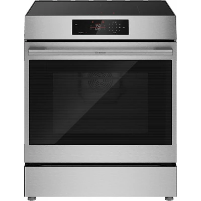 Bosch 500 Series 30" 5.8 Cu. Ft. True Convection Slide-In Induction Range (HIF5050MC) - Stainless Steel