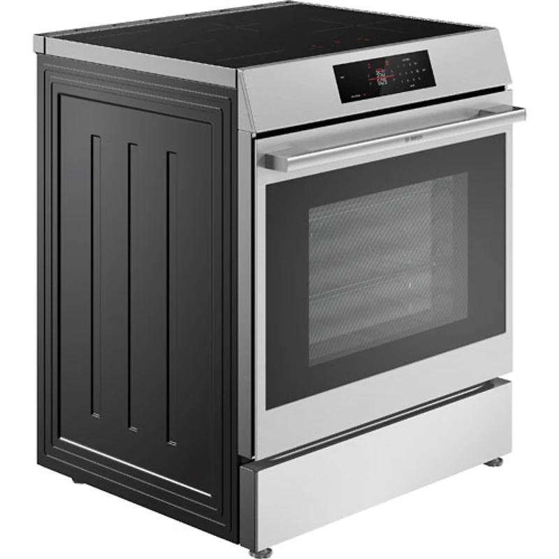Bosch 500 Series 30" 5.8 Cu. Ft. True Convection Slide-In Induction Range (HIF5050MC) - Stainless Steel