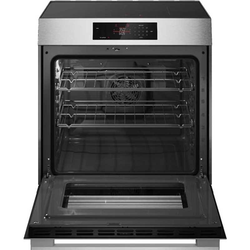 Bosch 500 Series 30" 5.8 Cu. Ft. True Convection Slide-In Induction Range (HIF5050MC) - Stainless Steel