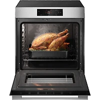 Bosch 500 Series 30" 5.8 Cu. Ft. True Convection Slide-In Induction Range (HIF5050MC) - Stainless Steel