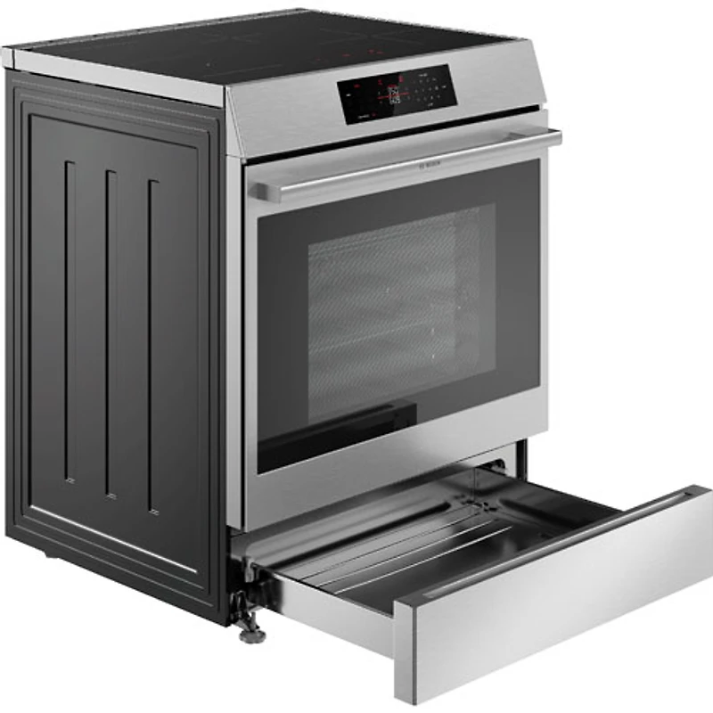 Bosch 500 Series 30" 5.8 Cu. Ft. True Convection Slide-In Induction Range (HIF5050MC) - Stainless Steel