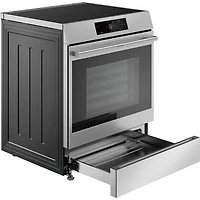 Bosch 500 Series 30" 5.8 Cu. Ft. True Convection Slide-In Induction Range (HIF5050MC) - Stainless Steel
