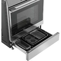Bosch 500 Series 30" 5.8 Cu. Ft. True Convection Slide-In Induction Range (HIF5050MC) - Stainless Steel